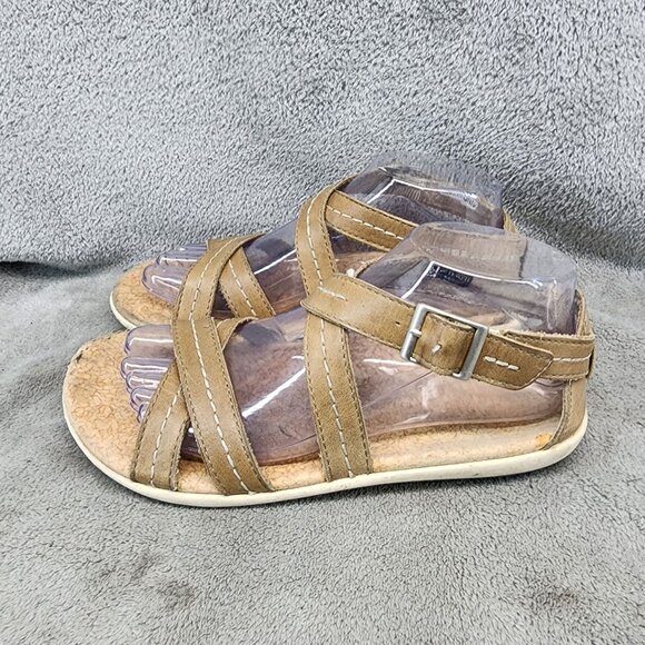 Spenco Shoes - Spenco Shoes Womens Size 7 Andi Tan Leather Sandals *Read*
